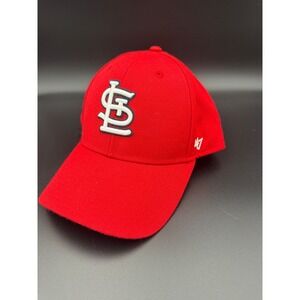 47 Brand St Louis Cardinals MLB Baseball Hat Red Adjustable OSFA STL Logo Cap